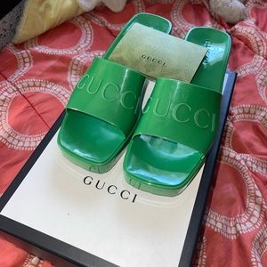 Gucci Jelly Platform Heels